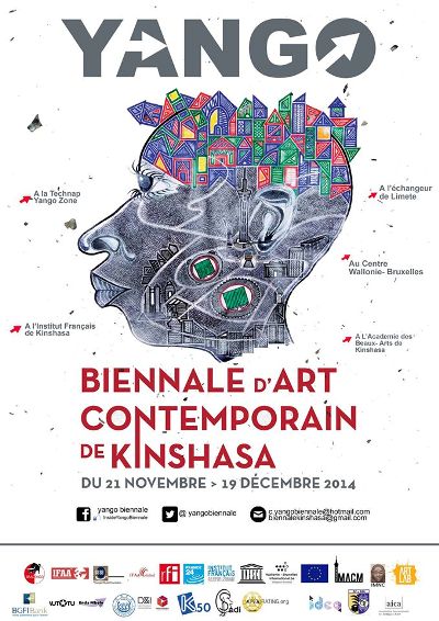 L’affiche de la Biennale d’art contemporain de Kinshasa, Yango
