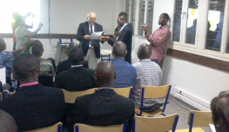  La remise des brevets aux enseignants congolais formés
