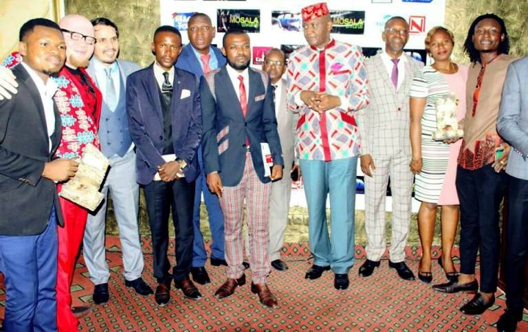 Quelques lauréats et des invités à la 4e édition des Trophées Congo Kin-Malebo 
