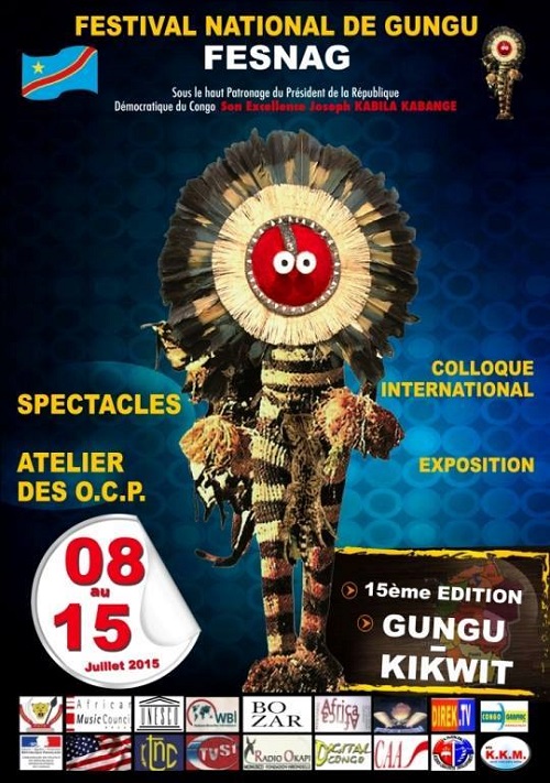  Affiche du Festival national de Gungu, Fesnag 2015 (DR)