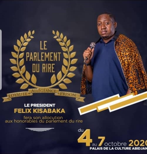 Félix Kisabaka en route pour la Saison 10 du Parlement du rire (DR)