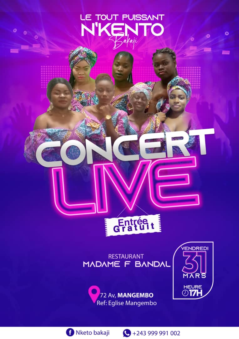Les Nkento Bakaji en concert live à Bandal (DR)