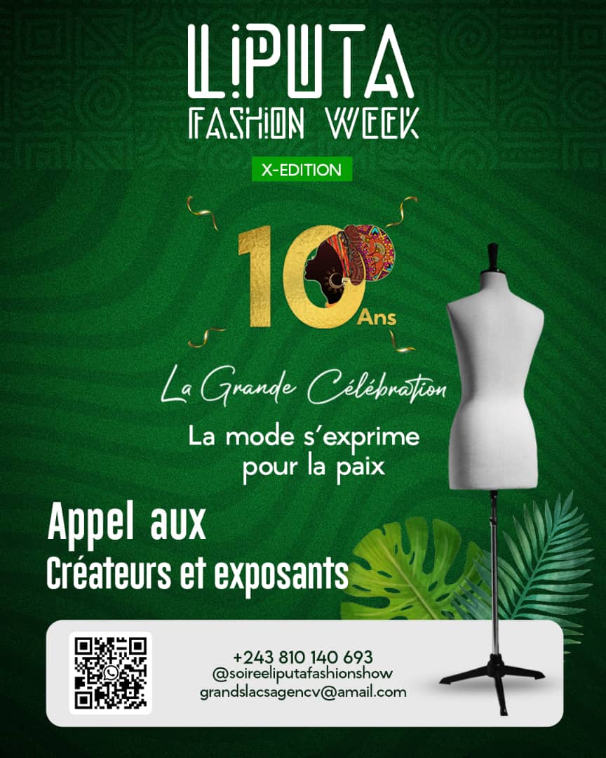  Appel aux créateurs de mode et exposants pour la Liputa Fashion Week 10 /DR