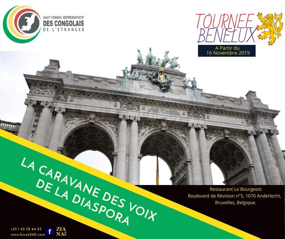 Visuel escale de la Caravane des Voix de la Diaspora au BENELUX 2019