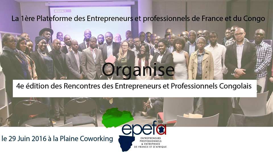 Visuel 4ème édition des rencontres des entrepreneurs et professionnels du Congo en France