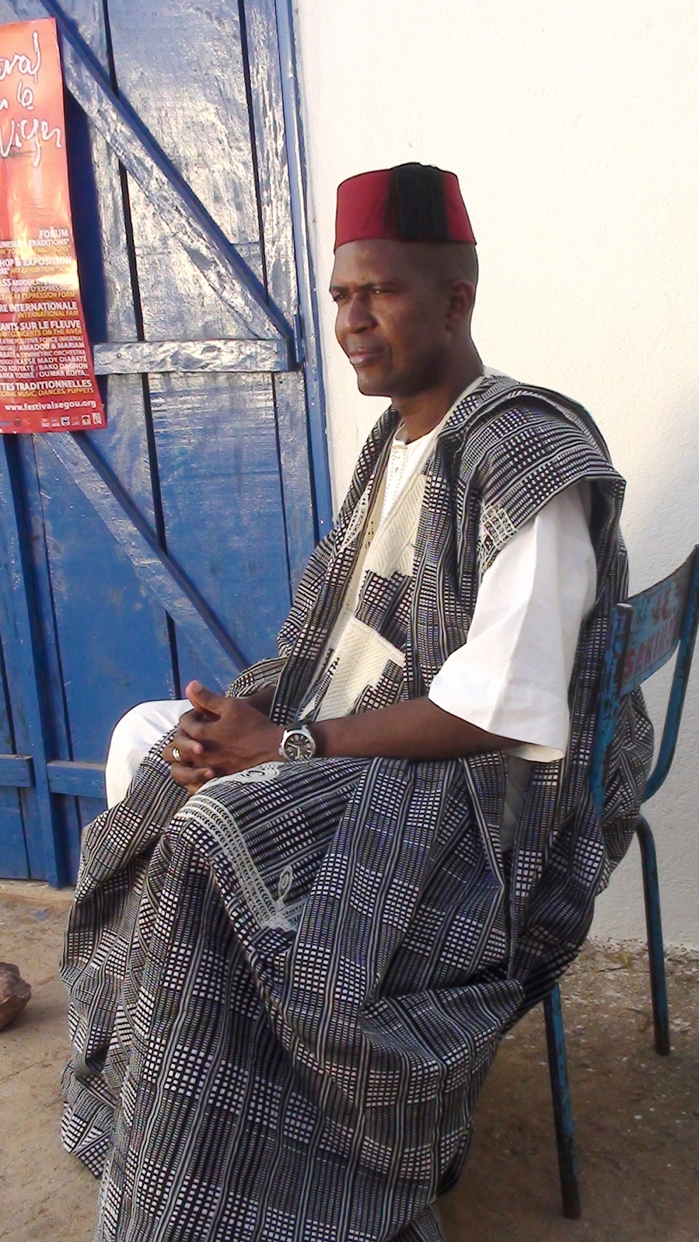 Mamou Daffé, directeur du Festival sur le Niger