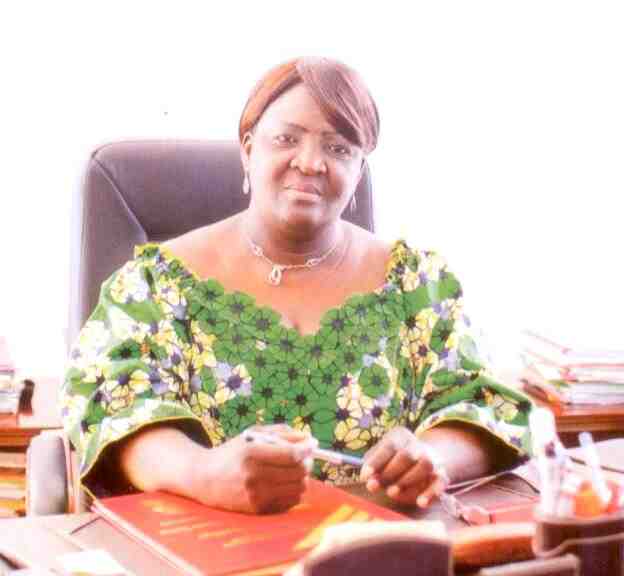 Catherine Embondza-Lipiti, ministre de la Promotion de la femme et de l’Intégration de la femme au développement 