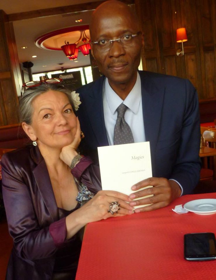 Le poète Congolais Léopold Congo Mbemba et la journaliste-poète Roumaine Marilena Lica-Masala