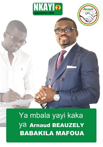 Mafoua Babakila Beauzeli Arnaud, candidat aux législatives 2022 à Nkayi II