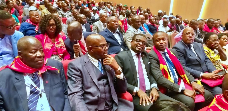 Vue partielle de la délégation France PCT conduite par Patrick Gabriel Dion au 5ème congrès à Brazzaville