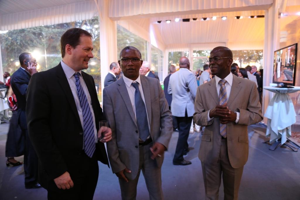 Mahaman Lawan-Seriba, Directeur du Comité international des jeux de la Francophonie, Représentant l’OIF, ami du Congo avec Cyr Otendé