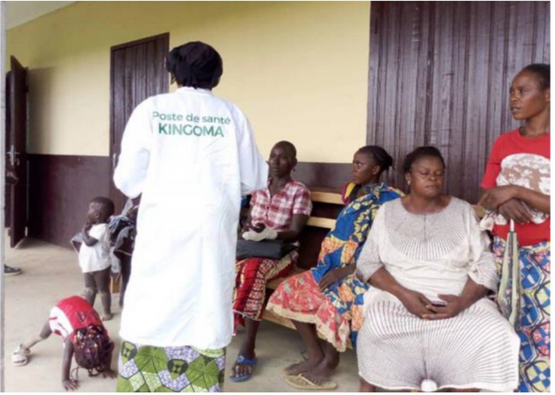 Poste de santé de Kingoma près de Madingou au Congo
