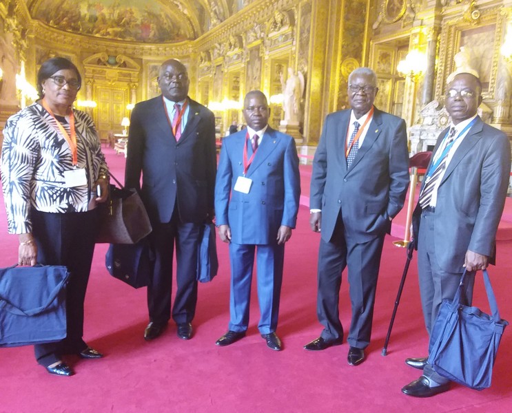 Membres de la délégation congolaise à la XXe réunion de l'Association des Sénats d'Europe
