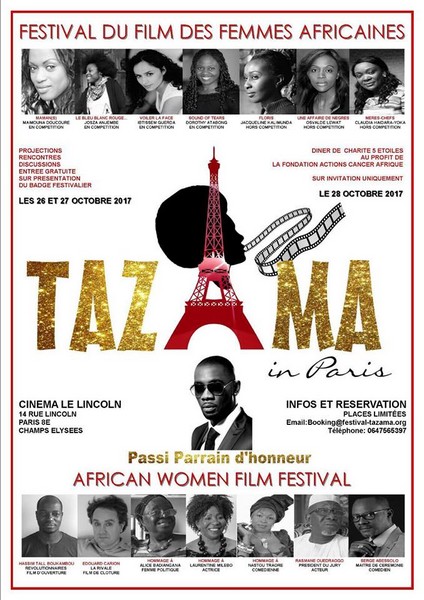 Affiche du Festival du cinéma des Femmes Africaines -Tazama 2017-