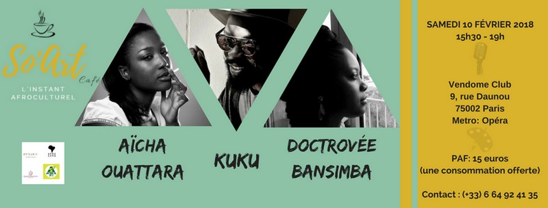Visuel So'Art 1ère édition afro-culturelle à Paris