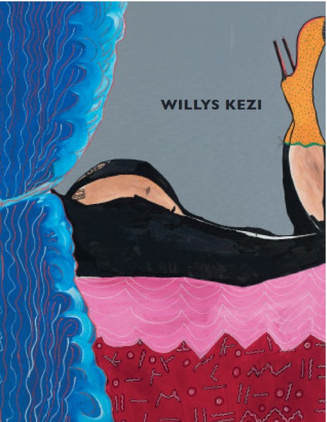 Un des tableaux de l'exposition personnelle "Bozenga" de Willys Kezi à la Galerie Eric Dupont