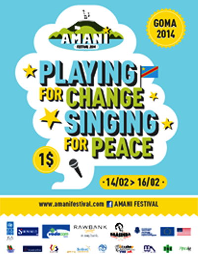 Une des affiches du Festival Amani