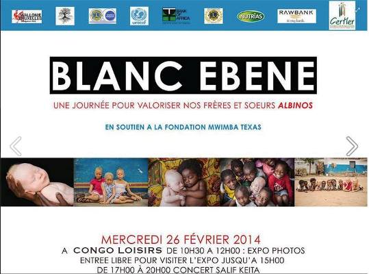 L’affiche de l’évènement « Blanc Ebène »