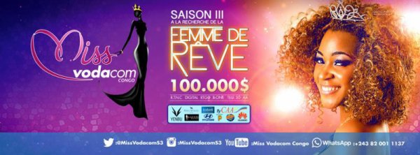 Le logo de la saison 3 de Miss Vodacom