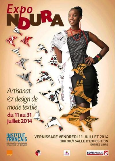 L’affiche de l’exposition d’artisanat et design de mode textile Ndura