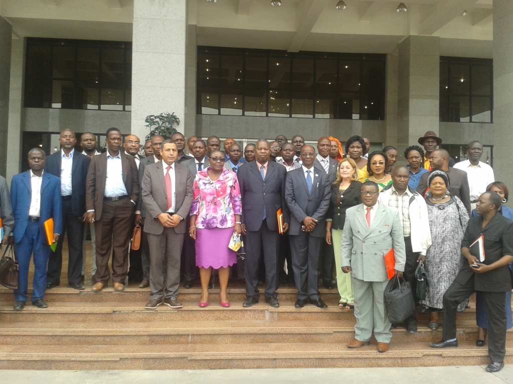 Photo de famille à Brazzaville 