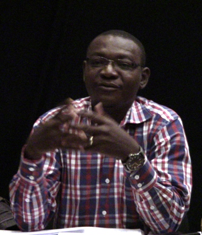 François Akouabou Adianaga lors du Festival Vision documentaire