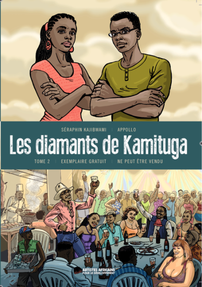 La couverture de la bande dessinée Les Diamants de Kamituga