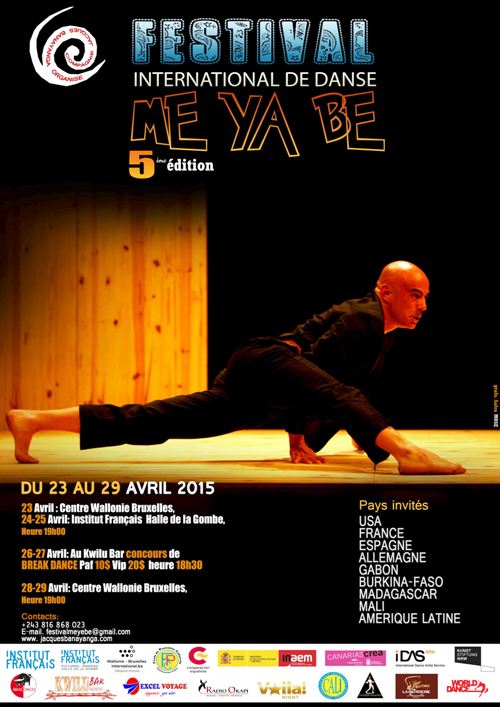 L’affiche de la 5e édition du Festival international de danse Me Ya Be