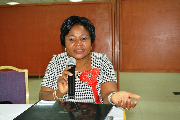 Sylvie Jacqueline Ndongmo face aux femmes des médias