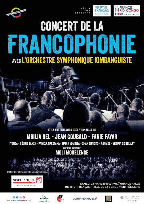 Concert de la Francophonie à la Halle de la Gombe