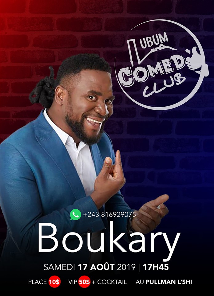 L’humoriste ivoirien Boukary annoncé au Lubum Comedy Club 