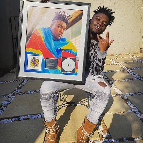 Manu WorldStar fier de son disque platine (DR)