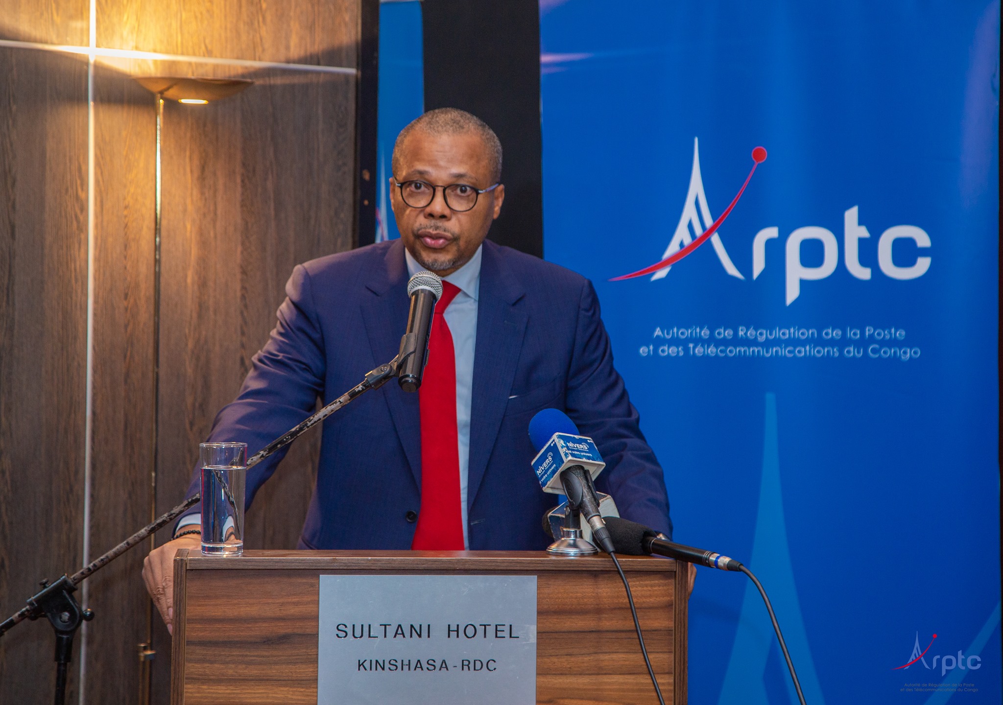  Le président du Collège de l’Arptc, Christian Katende, à l’ouverture (DR)