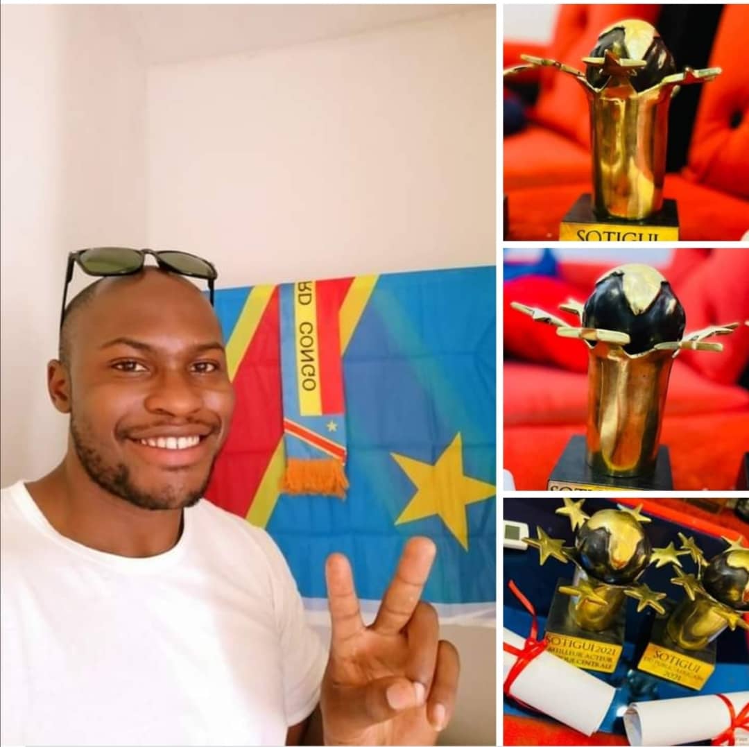 Moyindo Mpongo heureux d’avoir remporté deux prix au 6e Sotigui awards (DR)