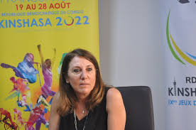 La directrice du CIJF, Zeina Mina, en visite à Kinshasa (DR)