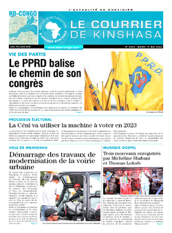 Les Dépêches de Brazzaville : Édition le courrier de kinshasa du 17 mai 2022