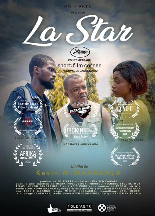  L’affiche de La star, film de Kevin Mavakala (DR)