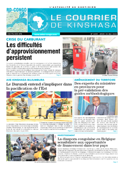 Les Dépêches de Brazzaville : Édition le courrier de kinshasa du 25 mai 2022