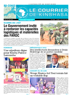 Les Dépêches de Brazzaville : Édition le courrier de kinshasa du 04 juillet 2022