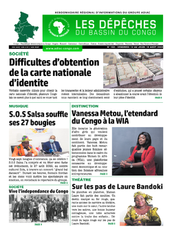 Les Dépêches de Brazzaville : Édition du 6e jour du 13 août 2022