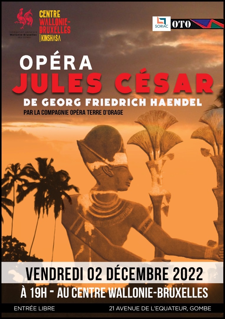 L’Opéra Terre d’Orage offre la grande première de Jules César à Kinshasa (DR)