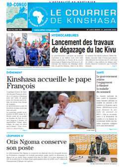 Les Dépêches de Brazzaville : Édition le courrier de kinshasa du 31 janvier 2023