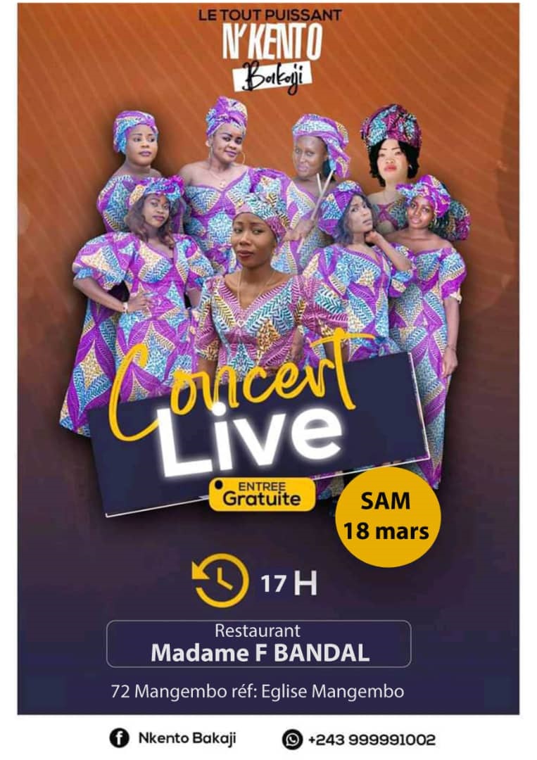Les Nketo Bakaji en concert ce week-end à Bandal (DR)