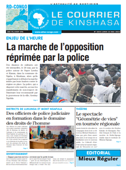Les Dépêches de Brazzaville : Édition le courrier de kinshasa du 22 mai 2023