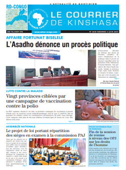 Les Dépêches de Brazzaville : Édition le courrier de kinshasa du 02 juin 2023