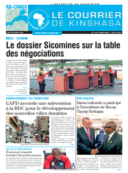 Les Dépêches de Brazzaville : Édition le courrier de kinshasa du 07 juin 2023