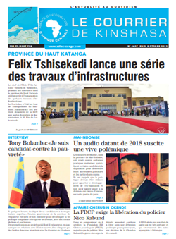 Les Dépêches de Brazzaville : Édition le courrier de kinshasa du 05 octobre 2023