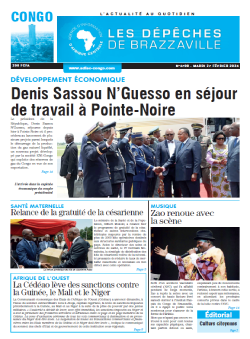 Les Dépêches de Brazzaville : Édition brazzaville du 27 février 2024