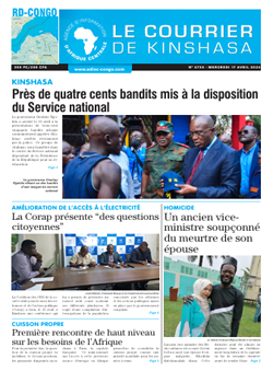 Les Dépêches de Brazzaville : Édition le courrier de kinshasa du 17 avril 2024