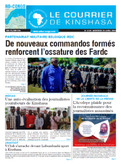 Les Dépêches de Brazzaville : Édition le courrier de kinshasa du 24 avril 2024